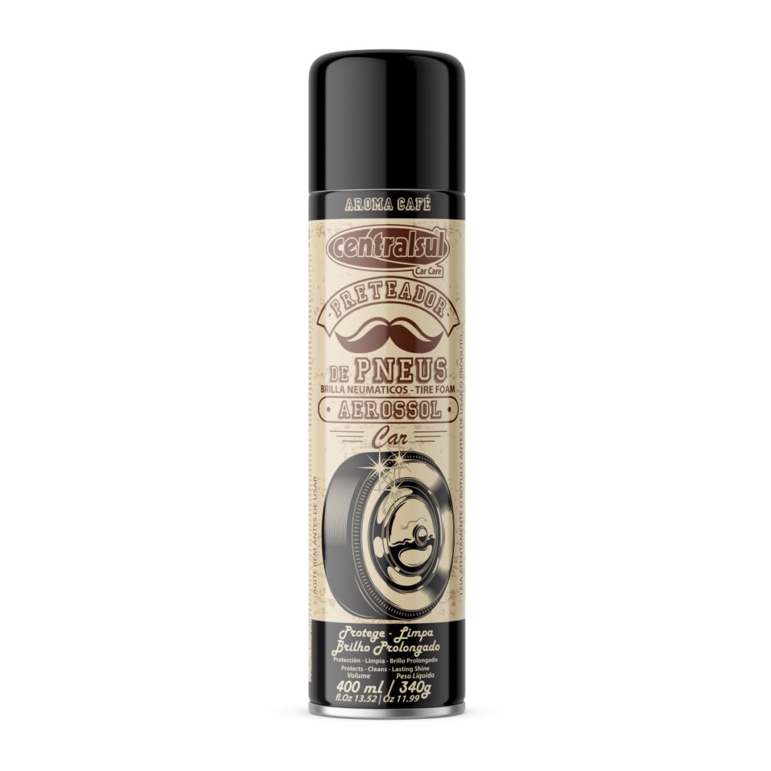PRETEADOR DE PNEUS AEROSSOL MEN 400ML